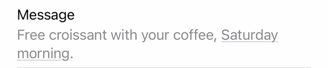 Café des Habitués : Free croissant with your coffee, Saturday morning.