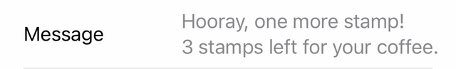 Café des Habitués : Hooray, one more stamp!
3 stamps left for your coffee.